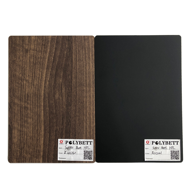 Hot New Products 0.7mm ورق HPL ضد اثر انگشت با بازتاب کم 