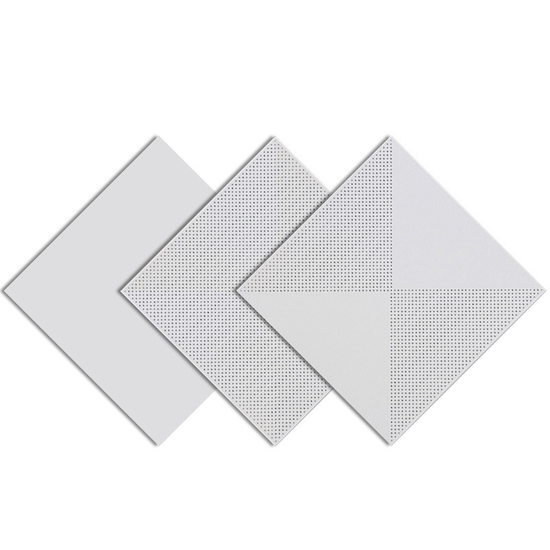 Factory price 60x60 perforated aluminum ceiling tiles soundproof aluminum false ceiling
