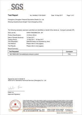 Changzhou Zhongtian Decorative Sheets Co