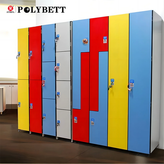 Hoogwaardige antibacteri&euml;le HPL-lockers, fenolisch voor ziekenhuizen