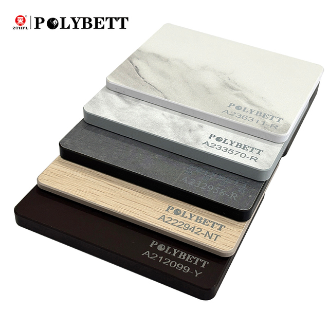 Polybett Compact HPL із кольоровою серцевиною однотонний ламінат для кухонної шафи туалетної перегородки Лабораторна стільниця