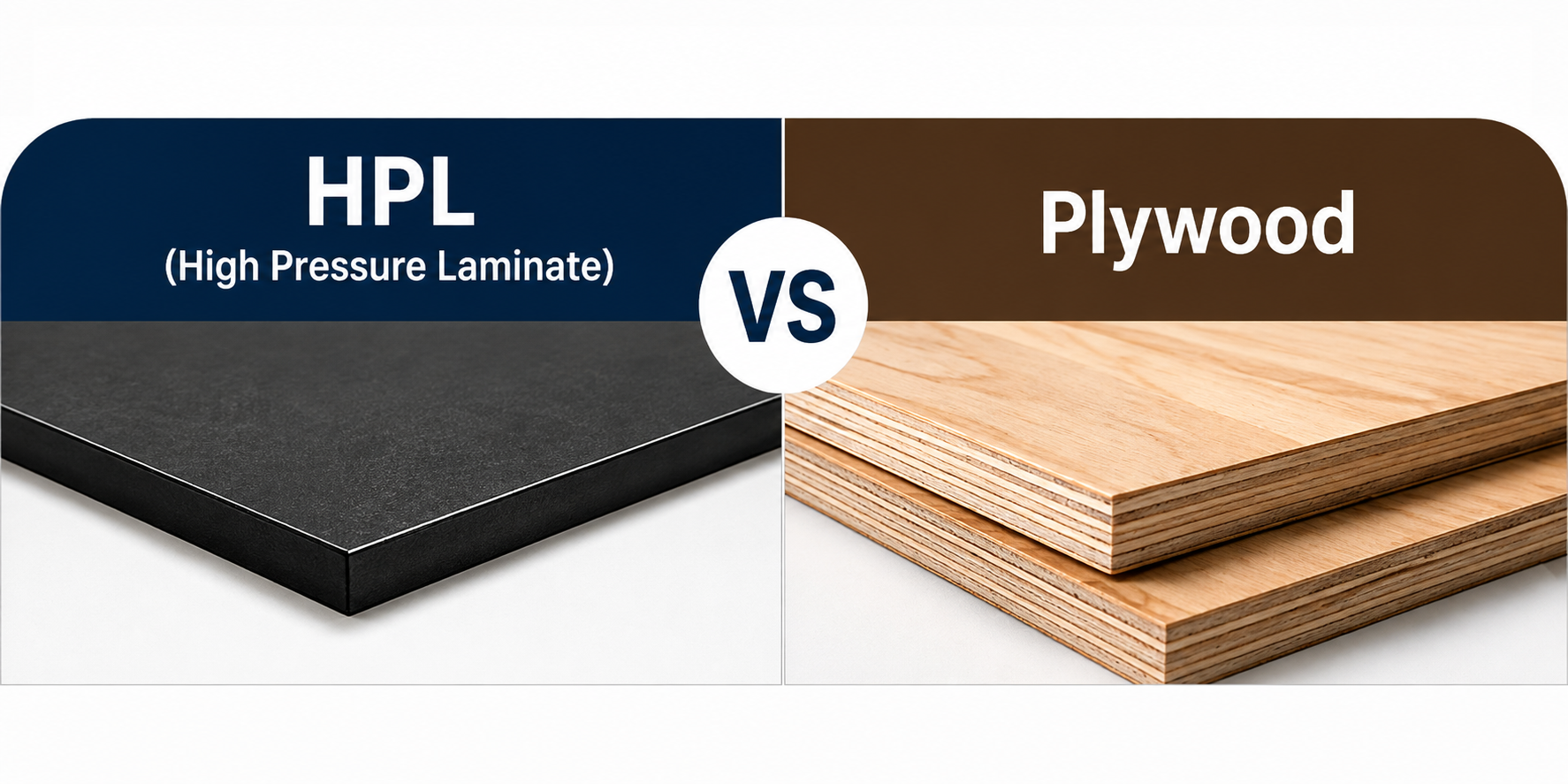 HPL vs laaghout: watter materiaal is beter?