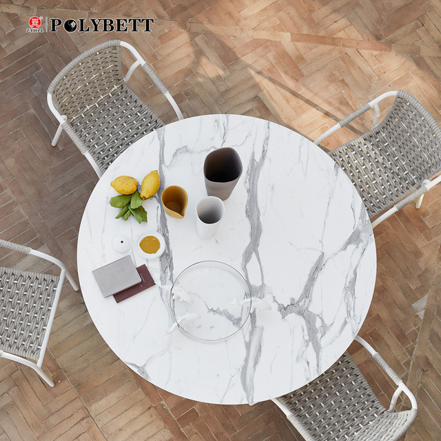 Rumi M&aacute;rmol Hpl Laminado Chapas Restaurante Mesa Pata